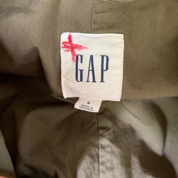 Gap Military Jacket Woman S Boys XL Green Utility Field Cargo Street Urban Retro - Picture 11 of 15